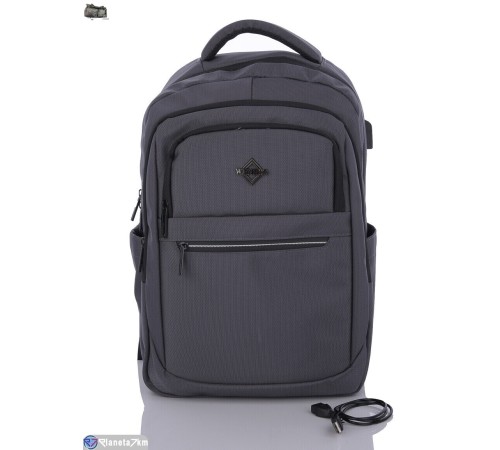Чоловічий рюкзак 47*30*15 см,  сірий  "BESTBAG"