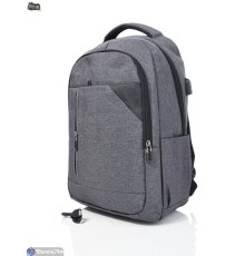 Рюкзак 46*29*12 см,  сірий  "BESTBAG"