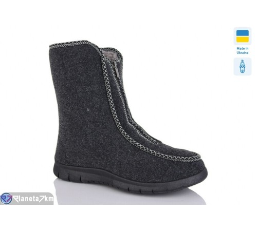 Бурки жіночи на зиму (8 пар р.38-42) сірий  "Korka"