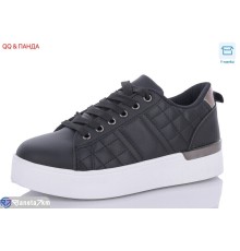 Кросівки жіночі на весну/осінь (8 пар р.36-41) чорний  "QQ&Панда"