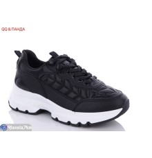 Кросівки жіночі на весну/осінь (8 пар р.36-41) чорний  "QQ&Панда"