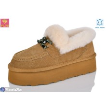 Уггі жіночі на зиму (6 пар р.36-41) camel  "PLPS"