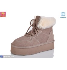 Черевики жіночі на зиму (6 пар р.36-41) коричневий  "PLPS"