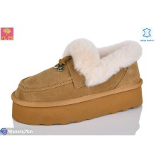 Уггі жіночі на зиму (6 пар р.36-41) camel  "PLPS"