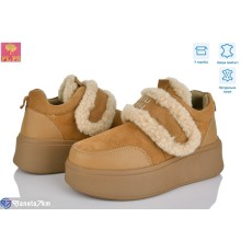 Черевики жіночі на зиму (6 пар р.36-40) коричневий  "PLPS"