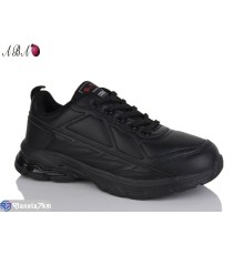 Кросівки на весну/осінь (8 пар р.37-41) чорний  "Aba"