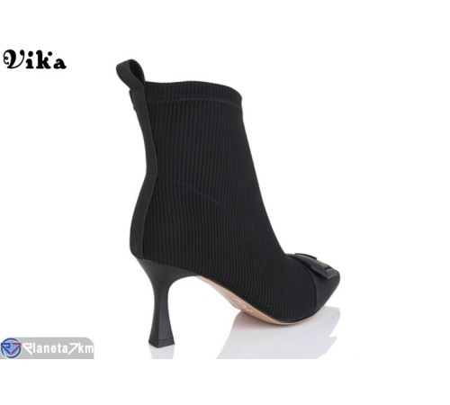 Черевики жіночі на весну/осінь (6 пар р.36-40) чорний "Vika" Черевики жіночі на весну/осінь (6 пар р.36-40) чорний "Vika"