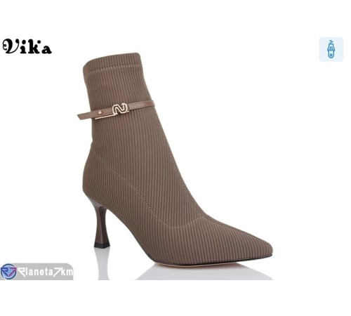 Черевики жіночі на весну/осінь (6 пар р.36-40) коричневий "Vika" Черевики жіночі на весну/осінь (6 пар р.36-40) коричневий "Vika"