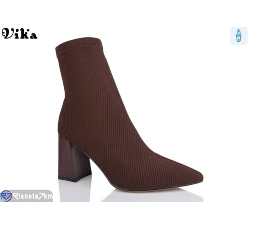 Черевики жіночі на весну/осінь (6 пар р.36-40) коричневий "Vika" Черевики жіночі на весну/осінь (6 пар р.36-40) коричневий "Vika"