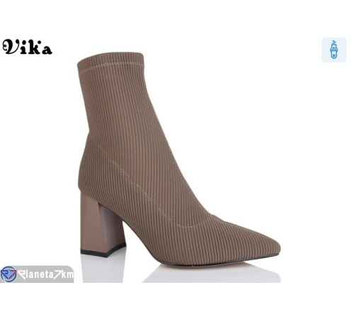 Черевики жіночі на весну/осінь (6 пар р.36-40) коричневий "Vika" Черевики жіночі на весну/осінь (6 пар р.36-40) коричневий "Vika"