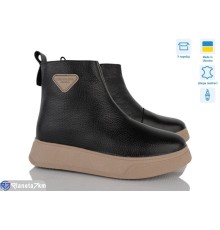 Черевики жіночі на весну/осінь (6 пар р.36-40) чорний  "Speranza"