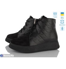 Черевики жіночі на весну/осінь (6 пар р.36-40) чорний  "Speranza"