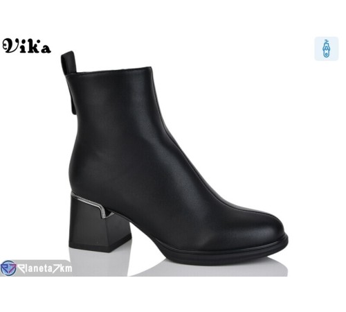 Черевики жіночі на весну/осінь (6 пар р.36-40) чорний  "Vika"