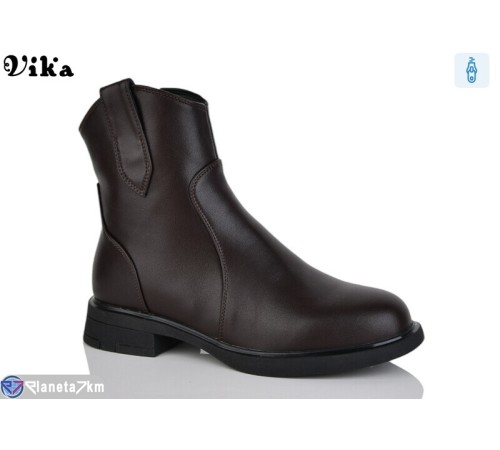 Черевики жіночі на весну/осінь (6 пар р.36-40) чорний "Vika" Черевики жіночі на весну/осінь (6 пар р.36-40) чорний "Vika"