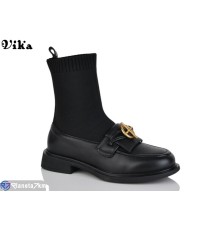 Черевики жіночі на весну/осінь (6 пар р.36-40) чорний  "Vika"