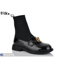 Черевики жіночі на весну/осінь (6 пар р.36-40) чорний  "Vika"