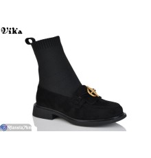 Черевики жіночі на весну/осінь (6 пар р.36-40) чорний  "Vika"