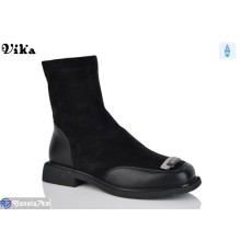 Черевики жіночі на весну/осінь (6 пар р.36-40) чорний  "Vika"