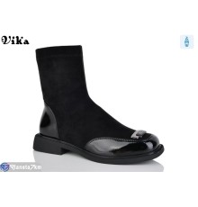 Черевики жіночі на весну/осінь (6 пар р.36-40) чорний  "Vika"