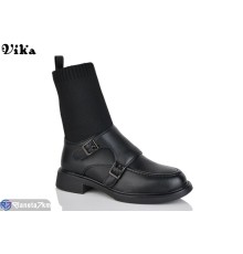 Черевики жіночі на весну/осінь (6 пар р.36-40) чорний  "Vika"