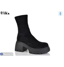 Черевики жіночі на зиму (6 пар р.36-40) чорний  "Vika"