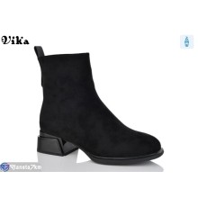 Черевики жіночі на зиму (6 пар р.36-40) чорний  "Vika"