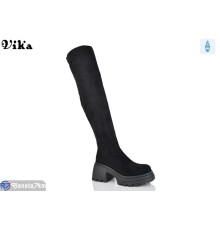 Ботфорти жіночі на зиму (6 пар р.36-40) чорний  "Vika"