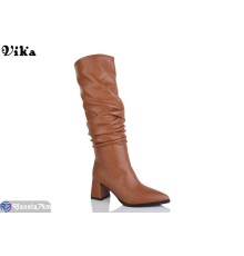 Чоботи жіночі на весну/осінь (6 пар р.36-40) коричневий  "Vika"