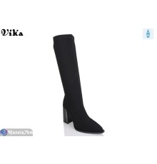 Чоботи жіночі на весну/осінь (6 пар р.36-40) чорний  "Vika"