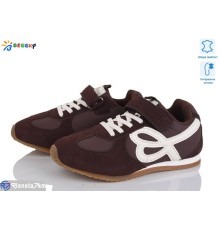 Дитячі кросівки на весну/осінь (8 пар р.32-37) коричневий  "Bessky-Kellaifeng"