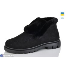 Черевики жіночі на зиму (8 пар р.37-41) чорний  "LOTTOS"