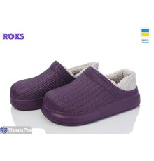 Калоші дитячі на весну/осінь (8 пар р.25-36) фіолетовий  "Roks"