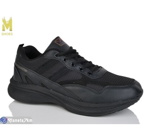 Кросівки чоловічі на весну/осінь (8 пар р.41-46) чорний  "M.Shoes"