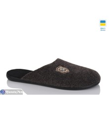 Тапки чоловічі на весну/осінь (6 пар р.41-46) коричневий  "INPIRE"