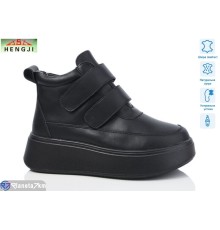 Черевики жіночі на зиму (8 пар р.36-41) чорний  "HENGJI-ELENA"