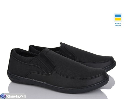 Туфлі чоловічі на весну/осінь (8 пар р.40-45) чорний  "OLLA"