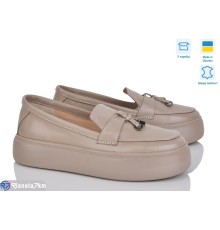 Туфлі жіночі на весну/осінь (6 пар р.36-40) коричневий  "Linda"