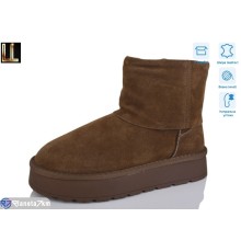 Уггі жіночі на зиму (8 пар р.37-41) коричневий  "Lilin"