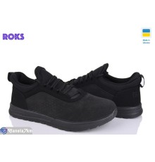 Кросівки чоловічі на весну/осінь (6 пар р.40-45) чорний  "Roks"