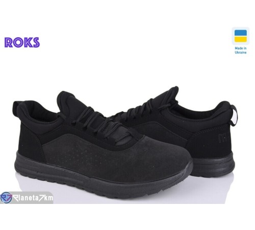 Кросівки чоловічі на весну/осінь (6 пар р.40-45) чорний  "Roks"
