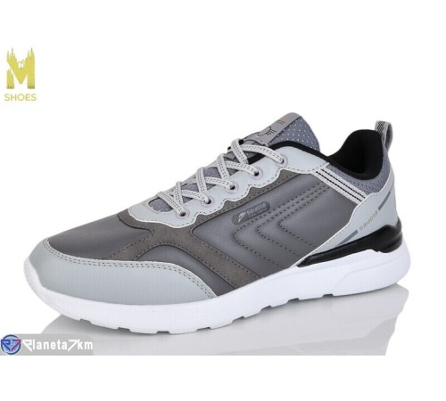 Кросівки чоловічі на весну/осінь (8 пар р.41-46) сірий  "M.Shoes"