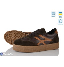 Кросівки жіночі на весну/осінь (6 пар р.36-41) коричневий  "FOX"