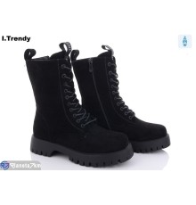 Черевики жіночі на зиму (6 пар р.36-41) чорний  "Trendy"