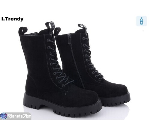 Черевики жіночі на зиму (6 пар р.36-41) чорний "Trendy" Черевики жіночі на зиму (6 пар р.36-41) чорний "Trendy"