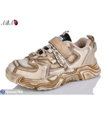 Кросівки жіночі на весну/осінь (10 пар р.37-41) коричневий  "Aba"