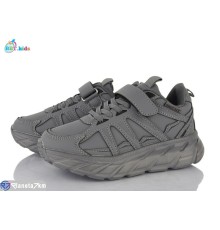 Дитячі кеди на весну/осінь (8 пар р.32-37) сірий  "BBT"