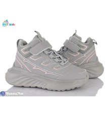 Дитячі кеди на весну/осінь (8 пар р.32-37) сірий  "BBT"