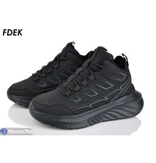 Дитячі кросівки на весну/осінь (8 пар р.36-41) чорний  "FDEK"