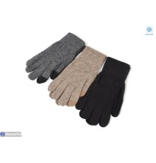 Чоловічі рукавички на зиму (12 шт. р.сетка One size) мікс  "KaPira"