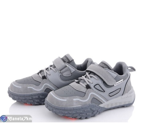 Дитячі кросівки на весну/осінь (8 пар р.32-37) сірий  "Normashoes"